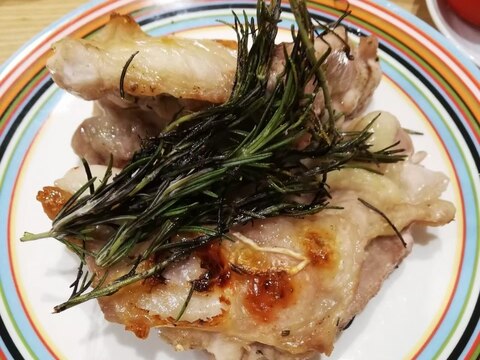 【時短】チキン焼きのローズマリーのせ